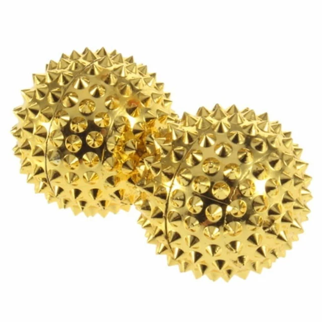 Acupressure Hand Massage Ball Body Magnetic Spiky Massage Acupuncture Pain 2Pcs