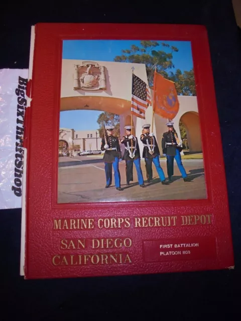 Marine Corps Recruit Depot MCRD San Diego 1972 Yearbook 1108 Boot Camp Training