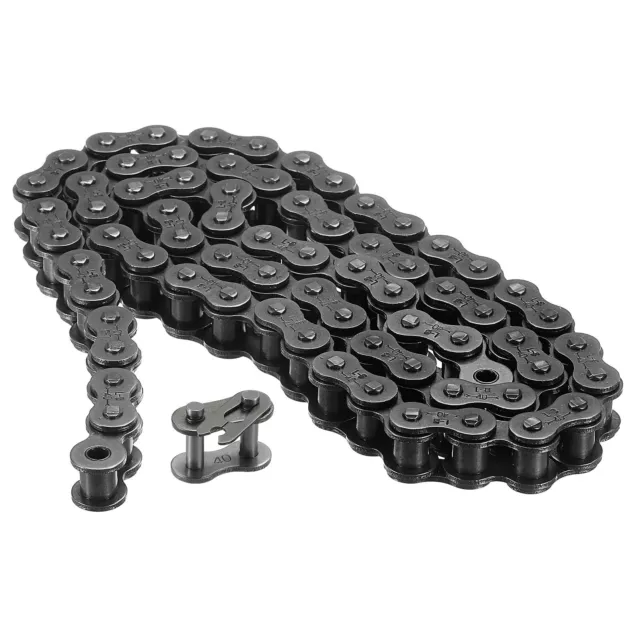 #40/08A-1 Roller Chain 3 Feet with Free Chain Master Link, 72 Links