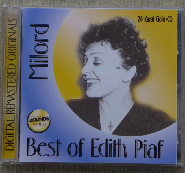 Edith Piaf - Milord - Best Of Edith Piaf - Zounds 24 Karat Gold-Cd