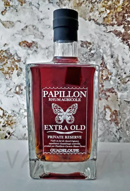 RHUM_PAPILLON_EXTRA_OLD_PRIVATE_RESERVE_GUADELOUPE_70cl_43°_à_78€