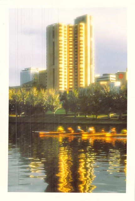 L1787 Australia SA Hyatt Regency Hotel Adelaide River Torrens postcard