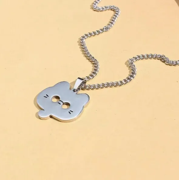 Jujutsu Kaisen Anime Necklace Amulet Satoru Gojo Cat Pendants Accessories Gift