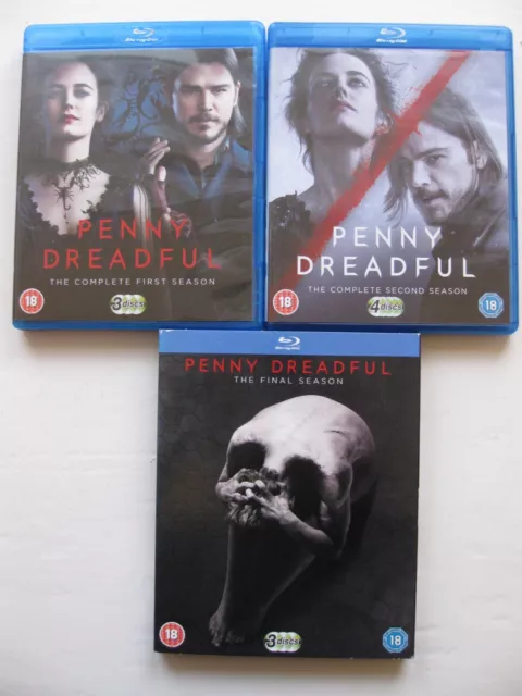 Blu-ray Series Seasons 1 2 3 Penny Dreadful complete Timothy Dalton Eva Green