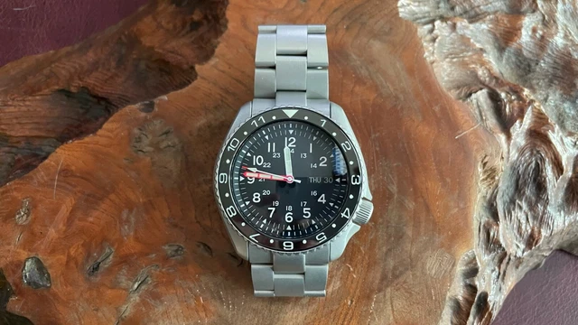 SEIKO SKX009J MOD 'Bead Blasted Field Watch Mod' Double Dome Pristine  Condition EUR ,24 - PicClick IT