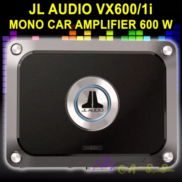 JL AUDIO VX600/1i 600W RMS Vxi SERIES CLASS-D MONOBLOCK AMPLIFIER WITH DSP NEW!