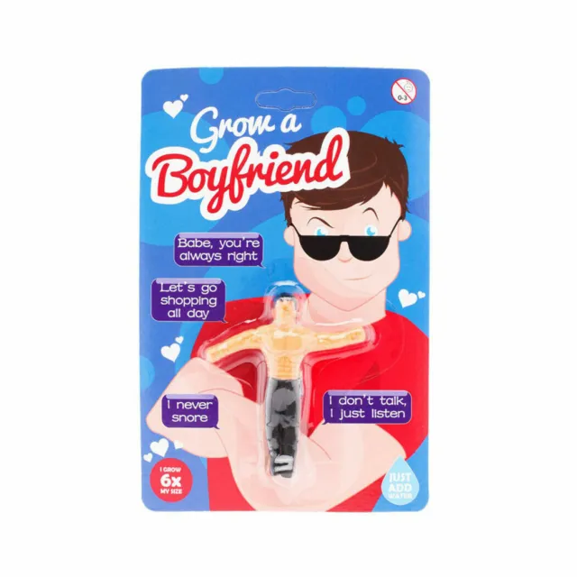 Grow Your Own Boyfriend Toy Just Add Water Novelty Party Jokes