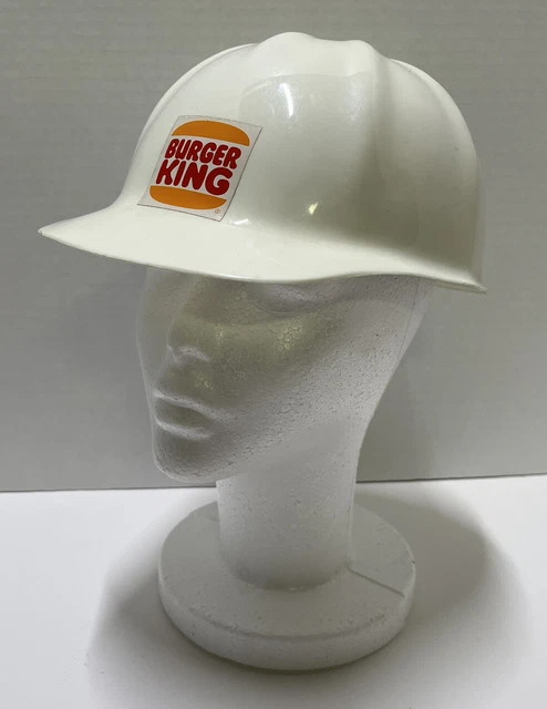 Vintage Burger King Hardhat Adjustrap Stamped 1969 Restaurant Made in USA