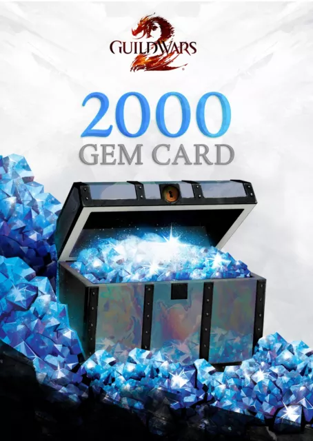 Guild Wars 2 - Gem Card 25 EUR (2000 Points) NCSoft Code Email