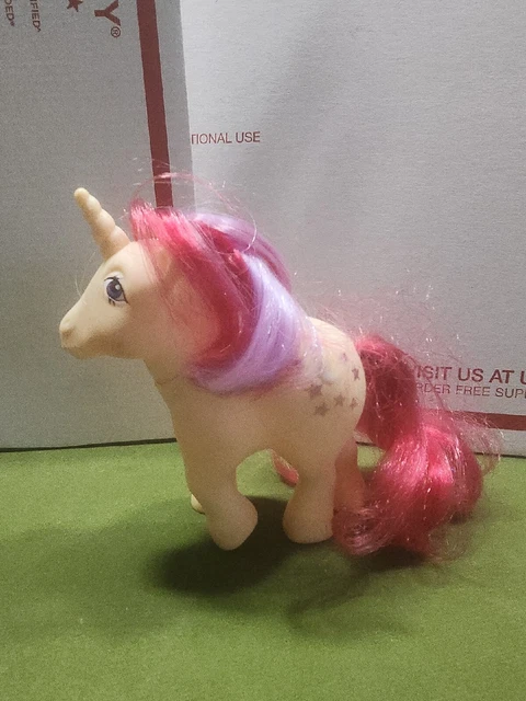Vintage My Little Pony G1 Moondancer 1983 Unicorn Ponies MLP Stars & Moon + Comb