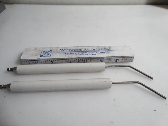 westwood oil burner igniter Electrodes 9/16 x 5" long  E5-3m5 male igniters 2 pc