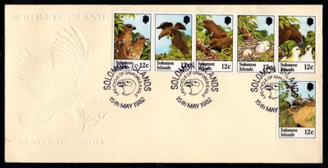 Solomon Islands - 1982 Sanford's Eagle First Day Cover
