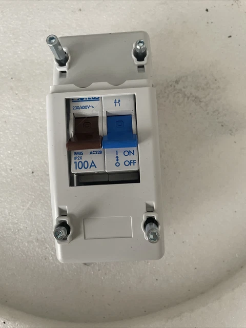 PROTEUS 2 POLE isolator switch with casing 10a EUR 11,85 - PicClick DE