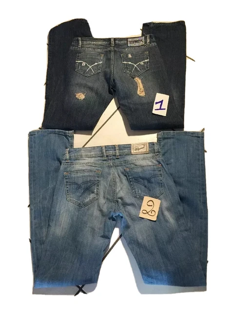 Jean Kaporal 5 Femme Taille 37 (W29 L32) - Occasion Très Bon état, Droit, Bleu/noir