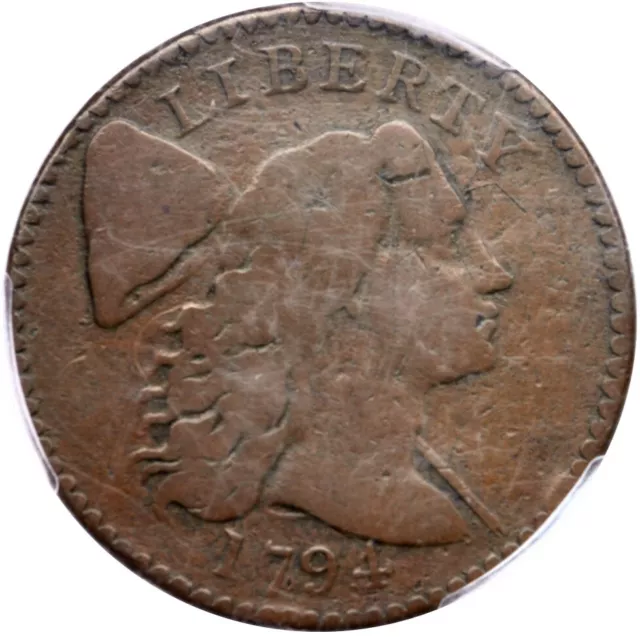 1794 S-52 R-6- PCGS VG Details Liberty Cap Large Cent Coin 1c