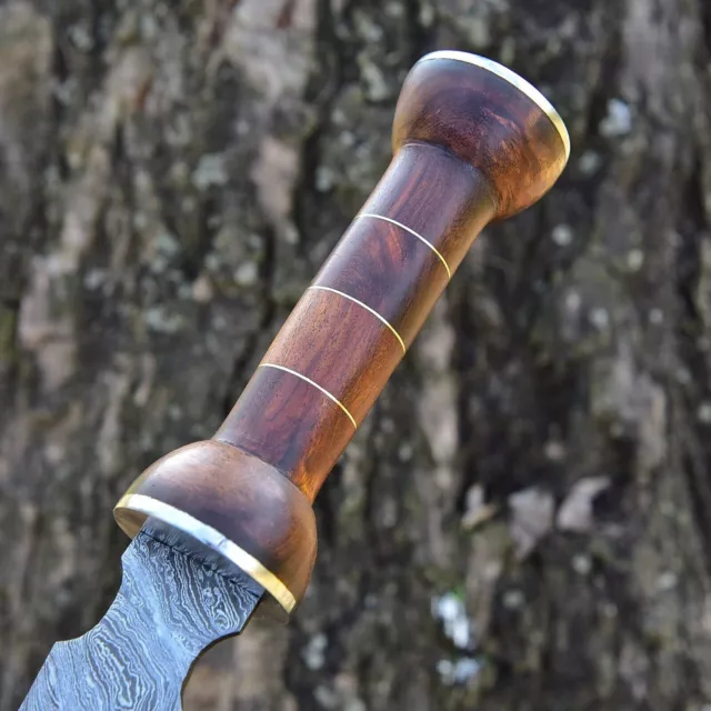 Custom Handmade HAND FORGED DAMASCUS STEEL Hunting Dagger Sword KNIFE 735 3