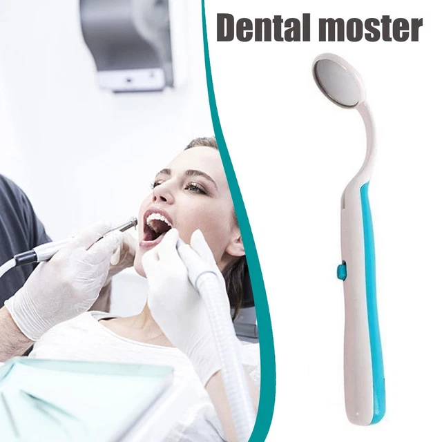 Dental Instruments With Lamp Mouthoscope Led Mirror☆ GX B2T2