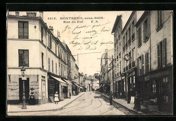 CPA Montreuil-sous-Bois, Rue de Pré