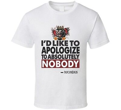 Conor Mcgregor Apologize UFC MMA Notorious T Shirt