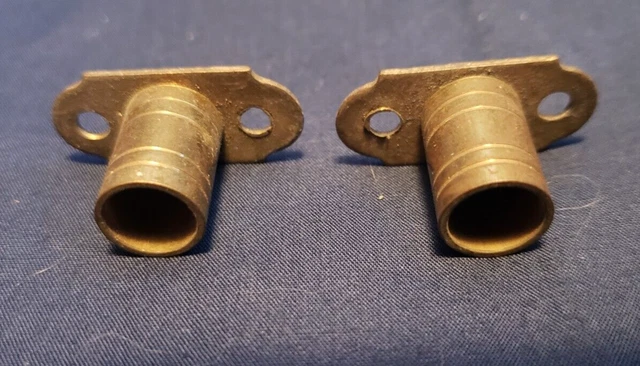 Antique Brass Curtain Rod Holder (2 Items)