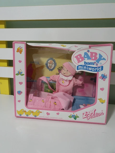 Zapf Creation Baby born Letní šatičky 43 cm fialové