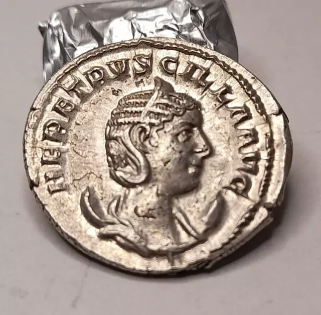 RÖMISCHE KAISERZEIT Herennia Etruscilla  Antoninian 249 - 251 n. Chr. 3,90 g xxx