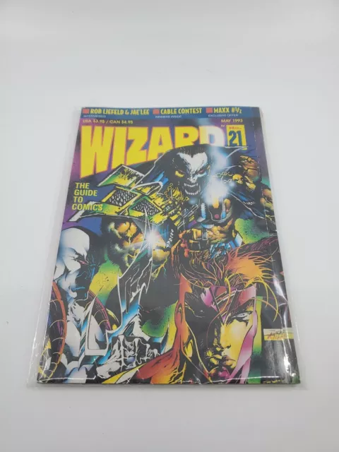 Wizard: The Guide to Comics May 1993 -Number 21 -Magazine With Youngblood Poster