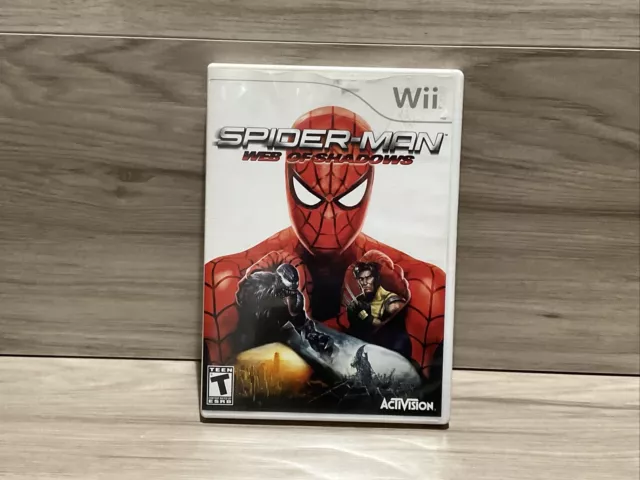 Spider-Man Web of Shadows Nintendo Wii 2008 Complete 47875832930