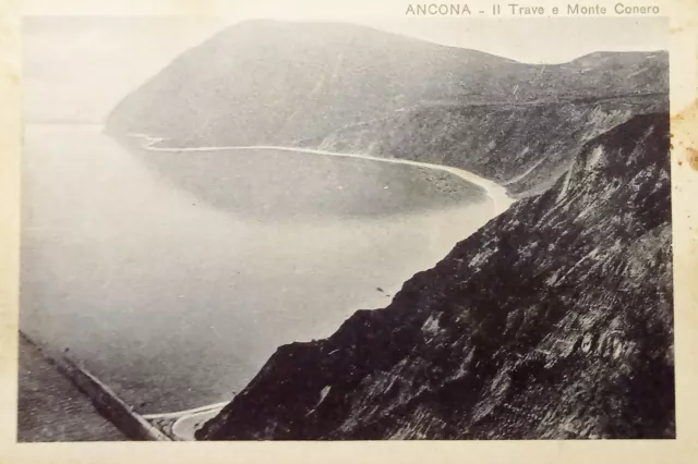 Cartolina - Ancona - Il Trave e Monte Conero - 1920 ca.