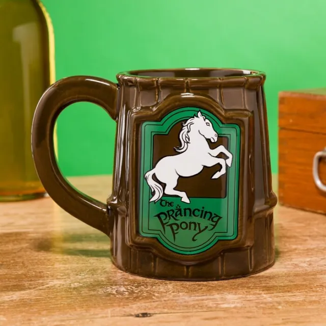 Official Lord Of The Rings Prancing Pony Tankard Mug