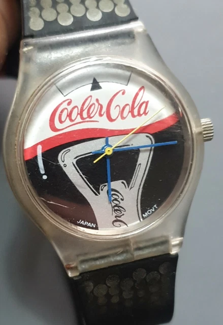 Montre Publicitaire Mécanique Cola-Cola - Vintage, Fonctionne - Occasion
