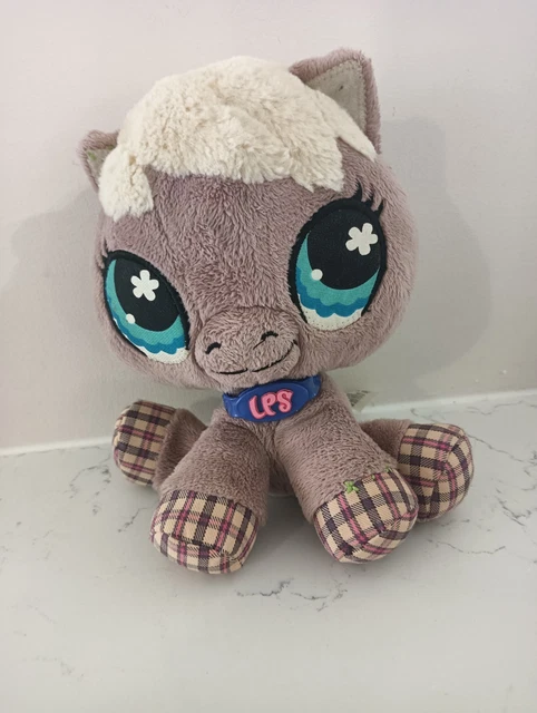 LITTLEST PET SHOP Soft plush Toy horse Pony Hasbro 2007 23 CM guc