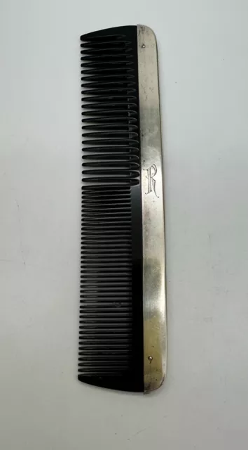 Vintage Antique R & B Co. Sterling Silver 925 Monogramed Comb
