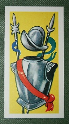 ENGLISH ELIZABETHAN  ARMOUR    Vintage Illustrated Card   IB04 