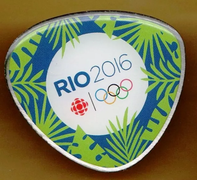 Rio 2016. Olympic Games. Olympic Media Pin. Cbc