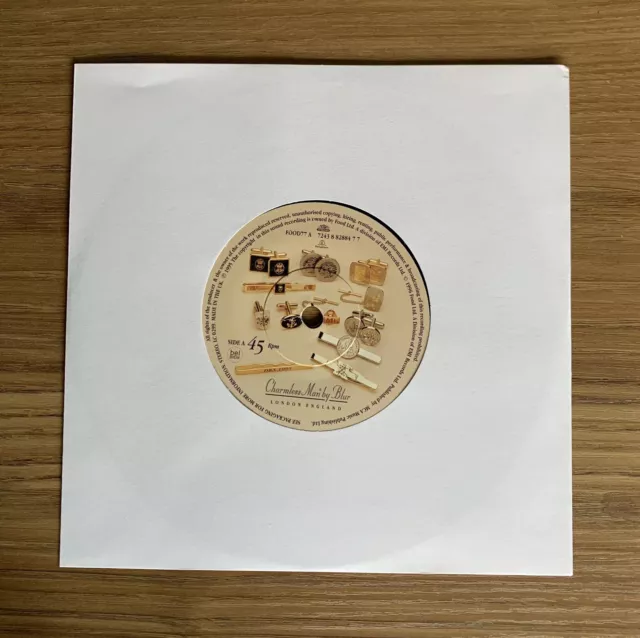 BLUR / CHARMLESS MAN, 7” vinyl single (1995) FOOD, VG+
