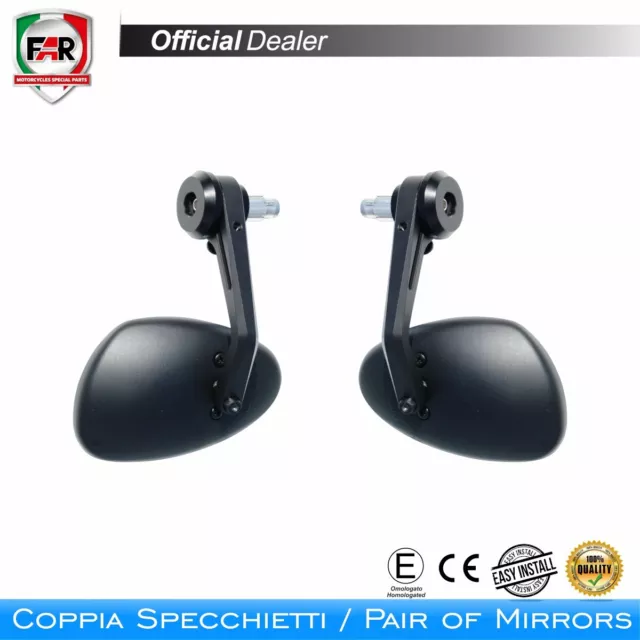 Paire Rétroviseurs FAR 7578 Et 7579 Homologués pour Honda 600 CBF N 2008-2018