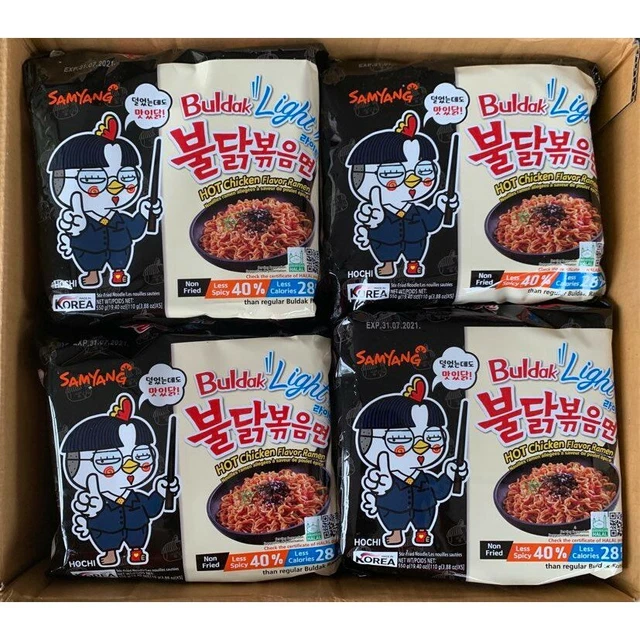 SAMYANG BULDAK HOT Chicken Flavour Ramen Light - Pack of 40 £99.99 ...