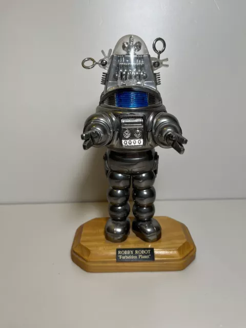 Forbidden Planet Robby The Robot Model On Wooden Base