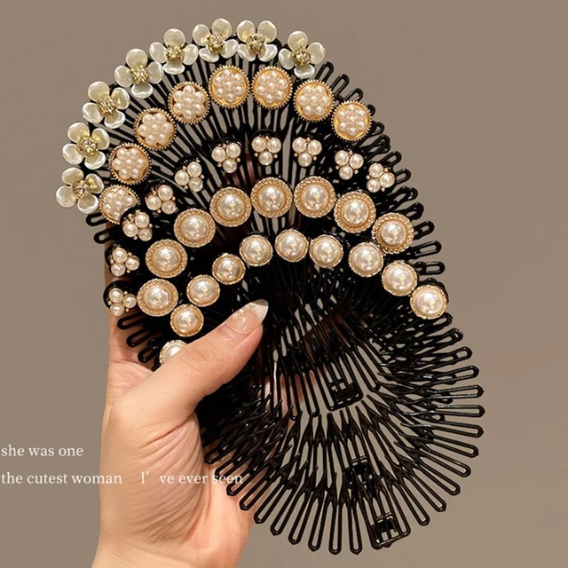 Accessori per capelli circolari in plastica cerchio completo per capelli strumento regalo styling donna