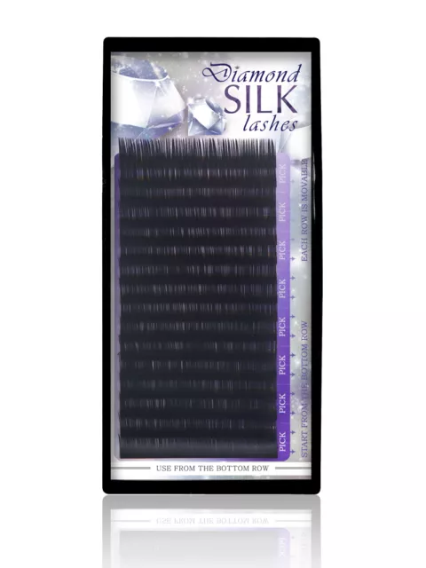 Xpress Diamond Silk Lashes Wimpern Mix-Sets diverse Längen Wimpernverlängerung