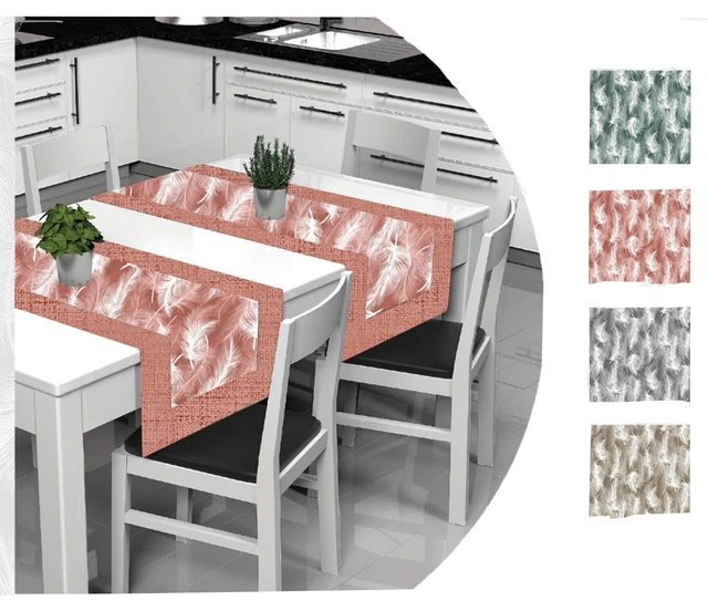 Centrotavola Paris Love | 90x90 Cm | Cotone E Poliestere | Rosa Cipria Con Cuori - Foto 13