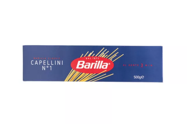 10x Pasta Barilla Capellini Nr. 1 Italienische Nudeln 500 g pack Spaghetti