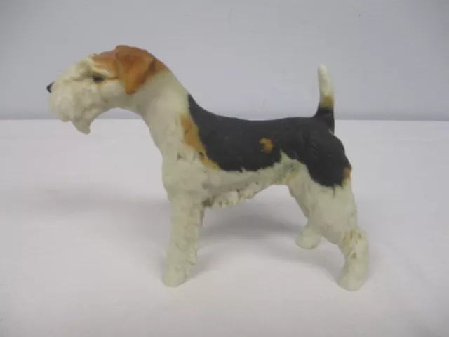 Vintage German Kaiser Standing Fox Terrier Dog Figurine