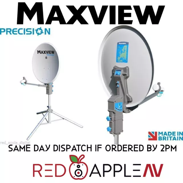Maxview Precision 55cm Caravan Satellite Dish Single LNB, Tripod, Carry Case