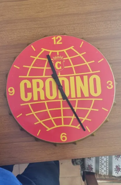 Orologio pubblicitario vintage CRODINO
