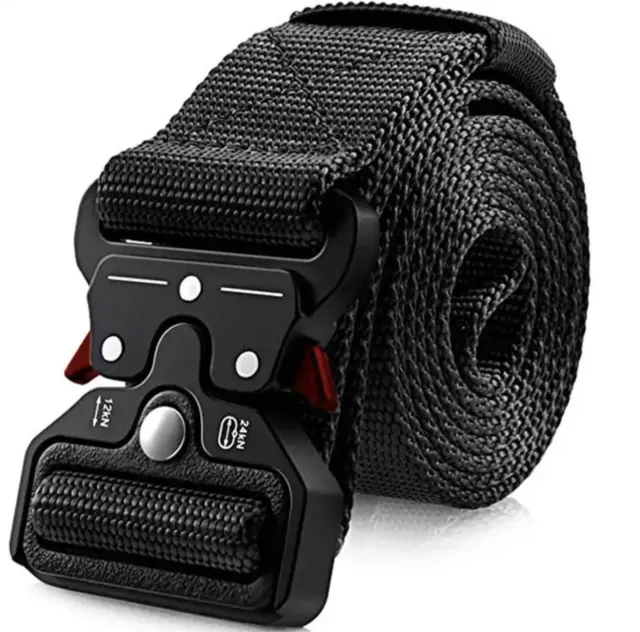 Tactical Belts For Men Military Style Work Hiking Gun Belt With Quick Release.