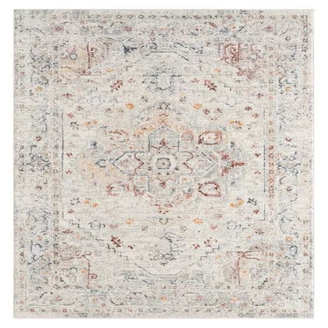 Luna Vintage Traditional Rug 160cm x 230cm Floor Rugs Cream 7403 NEW