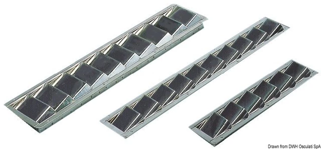 Prise Air Inoxydable 525 X 76 MM Marque Osculati 53.206.01