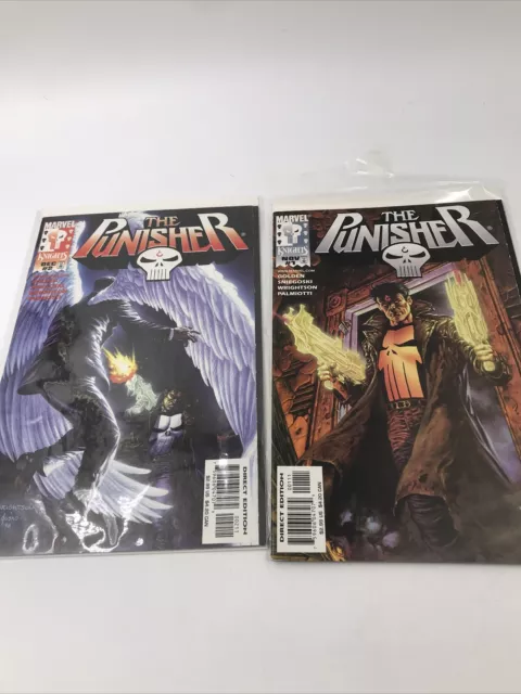MARVEL KNIGHTS-“THE PUNISHER” Comic Set #1 & #2 (1998) NM+ Never Read!